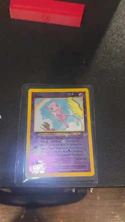 2001 Pokemon Southern Islands Reverse Promo Holo Mew 1/18. Read Description - Image 6