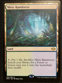 MTG Magic The Gathering Misty Rainforest Modern Horizons 2 Regular MTG NM - Image 1