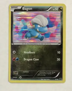 PokÃ©mon BAGON Card 6/20 Holo Rare Dragon Vault LP Unlimited Light Play English - Image 1
