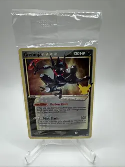 SWSH144 Greninja Gold Star - Pokemon TCG Promo Card Celebrations 25th Sealed - Image 1