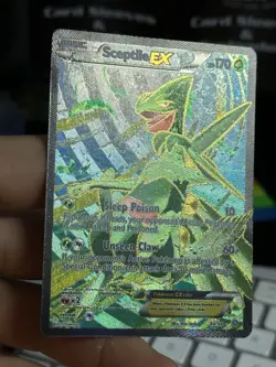 Sceptile EX 84/98 XY Ancient Origins 2015 Full Art Holo Rare PokÃ©mon Card TCG - Image 5