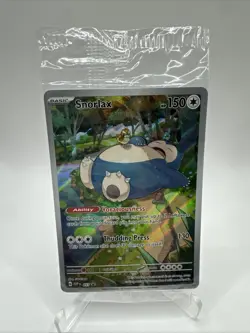 SEALED - 051 Snorlax Pokemon TCG Black Star 151 ETB Promo Card - Image 1
