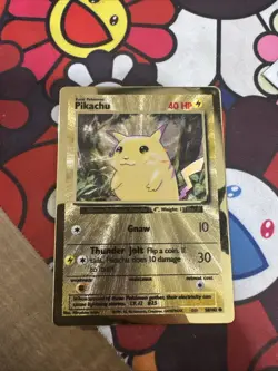 Pikachu - (Celebrations Metal Card) 058/102 Miscellaneous Cards & Products Holo - Image 1