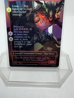MTG Final Fantasy English Clive, Ifrit's Dominant Borderless 0385 Foil - Image 4