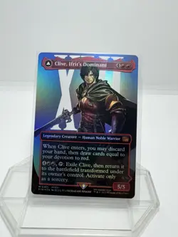 MTG Final Fantasy English Clive, Ifrit's Dominant Borderless 0385 Foil - Image 5