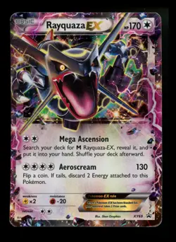 Rayquaza EX XY69 Black Star Promo 2015 SHINY Holo Rare PokÃ©mon Card TCG - Image 1