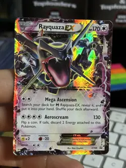Rayquaza EX XY69 Black Star Promo 2015 SHINY Holo Rare PokÃ©mon Card TCG - Image 3