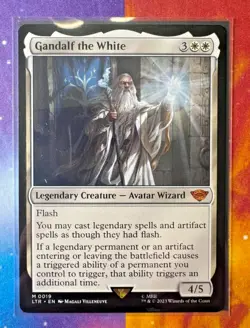 Gandalf the White MTG LotR Mythic Legendary Creature Universes Beyond - Image 1
