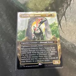 MTG Gishath, Sun's Avatar (Borderless) - The Lost Caverns of Ixalan (LCI) #330 - Image 17