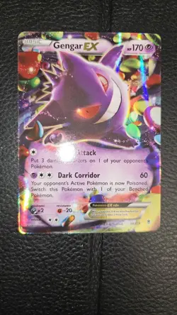 ðŸ’¥ Pokemon TCG Gengar EX 34/119 XY Phantom Forces Holo Rare 2014 NM Near Mint - Image 1