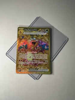 PokÃ©mon TCG Charizard EX SV03 Obsidian Flames Holo Hyper Rare Card 228/197 - Image 1