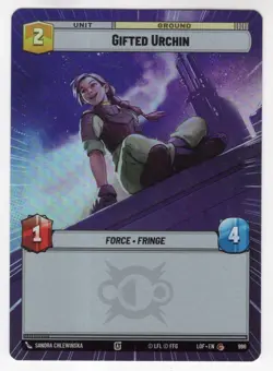 Star Wars Unlimited LotF Hyperspace Foil Card LOF996 Gifted Urchin - Image 1