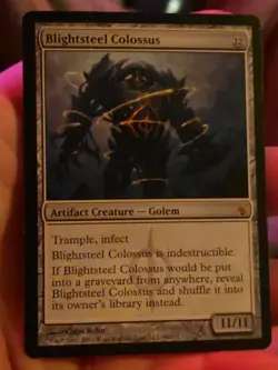 Blightsteel Colossus Mtg Mirrodin Besieged  - Image 1