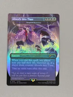 MTG x FINAL FANTASY SECRET LAIR - ABSORB INTO TIME #1859 RAINBOW FOIL - Image 1