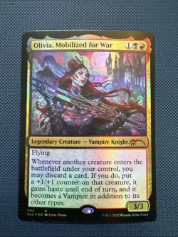 MTG Olivia, Mobilized for War - Secret Lair Drop Series (SLD) NM Foil - Image 1