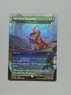 MTG x FINAL FANTASY SECRET LAIR - MERCILESS POISONING #1860 RAINBOW FOIL - Image 1
