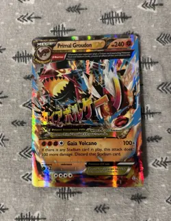 Primal Groudon EX 86/160 LP-NM Mega Holo Rare XY Primal Clash 2014 Pokemon TCG - Image 1