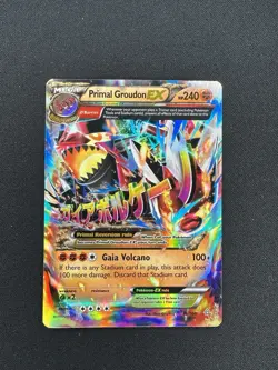Primal Groudon EX 86/160 LP-NM Mega Holo Rare XY Primal Clash 2014 Pokemon TCG - Image 1