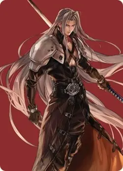 Sephiroth, Fabled SOLDIER Art Card - Art Series: FINAL FANTASY MTG Magic - Image 1