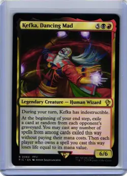 x1 Kefka, Dancing Mad R MTG Commander: Final Fantasy M/NM, English - Image 1