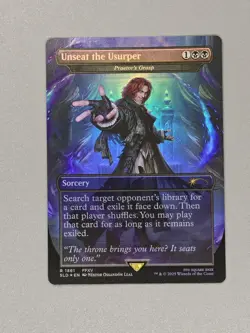 MTG x FINAL FANTASY SECRET LAIR - UNSEAT THE USURPER #1861 RAINBOW FOIL - Image 1