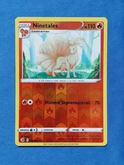 NM Ninetales 030/264 Reverse Holo Fusion Strike 2021 Uncommon Pokemon Card - Image 1