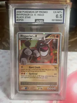 Rhyperior LV.X DP29 Diamond and Pearl Holo - Image 1