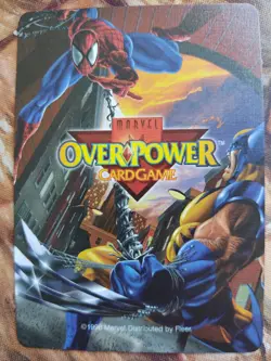 OverPower Marvel IQ Fleer 1996 Sentinels Hero Character Card Rare LP - Image 4