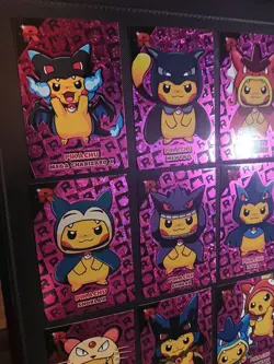 Pikachu Poncho Set Purple Holo Team Rocket Card Database Peru Pokemon Full Set - Image 7