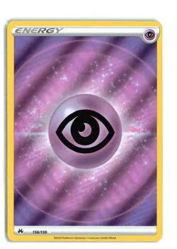 Psychic Energy Holo Rare Full Art Pokemon TCG Card 156/159 Texture NM - Image 1