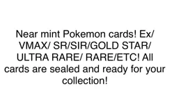 Pokemon Card Lot 100 OFFICIAL TCG Cards + Ultra Rare | VMAX VSTAR V or EX! - Image 3