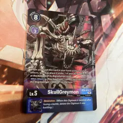 SkullGreymon BT6-078 SR Alt Art Super Rare NM Digimon Card Game - Image 3