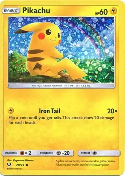 Pikachu - (General Mills) 028/073 Miscellaneous Cards & Products Holo - Image 1
