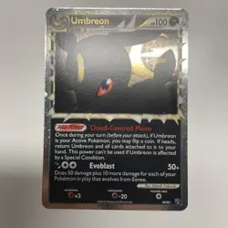 Umbreon Prime 86/90 Undaunted Pokemon Card NOT GRADED pretty much N/M  - Image 2