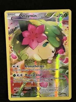 PokÃ©mon TCG Shaymin Black Star Promo XY115 Holo Card - Image 1