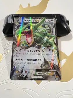 Rayquaza EX Pokemon Card Japanese 1st Ed XY6 No.061/078RR Nintendo Japan F/S - Image 2