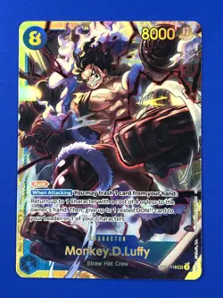 One Piece | OP11-118 (MONKEY D. LUFFY) English Secret Rare Card Bandai CCG - Image 2