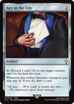Foil - Key to the City (Surge Foil) - 348 / NM / English MTG - Image 1