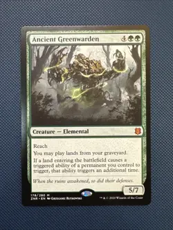 MTG Ancient Greenwarden - Zendikar Rising (ZNR) NM - Image 1