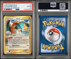 2006 Pokemon EX Crystal Guardians Charizard Holo 4/100 PSA 2 - Image 3