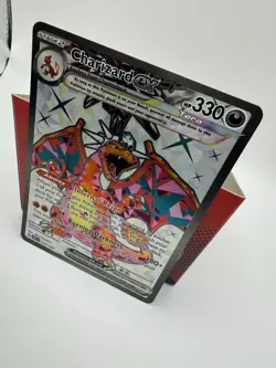 PokÃ©mon TCG Charizard EX Sv03: Obsidian Flames Holo Ultra Rare Card 215/197 NM - Image 11