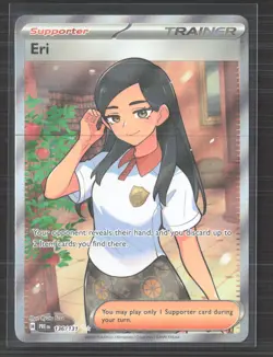 Pokemon Prismatic Evolutions Eri (Full Art) Ultra Rare #136 - Image 1