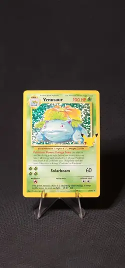 Pokemon Venusaur 15/102 Celebrations: Classic Collection Holo NM - Image 1