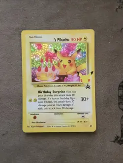 Birthday Pikachu 24 Pokemon Celebrations Classic Collection NM 244 - Image 1