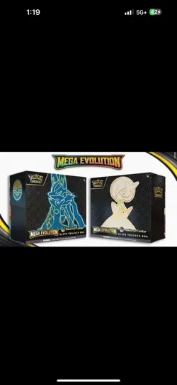 âœ…PRESALEâœ…PokÃ©mon TCG Mega Evolution Pokemon Center ETBs-Lucario & Gardevoir PAIR - Image 1