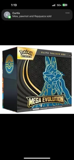 âœ…PRESALEâœ…PokÃ©mon TCG Mega Evolution Pokemon Center ETBs-Lucario & Gardevoir PAIR - Image 2