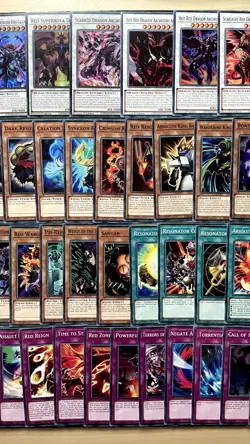YUGIOH Jack Atlas / Red Dragon Archfiend - READY TO PLAY - NM - 50 Card Deck - Image 3