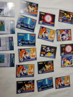 Lot Of 20 1999 Burger King Pokemon Cards Perforated W Charizard Gengar Pikachu - Image 10