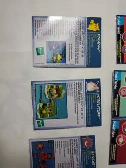 Lot Of 20 1999 Burger King Pokemon Cards Perforated W Charizard Gengar Pikachu - Image 8