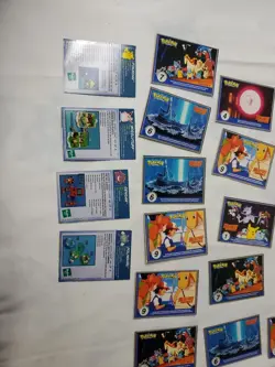 Lot Of 20 1999 Burger King Pokemon Cards Perforated W Charizard Gengar Pikachu - Image 9